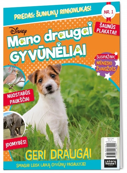 Mano draugai gyvūnėliai. Žurnalas. 2021(1)