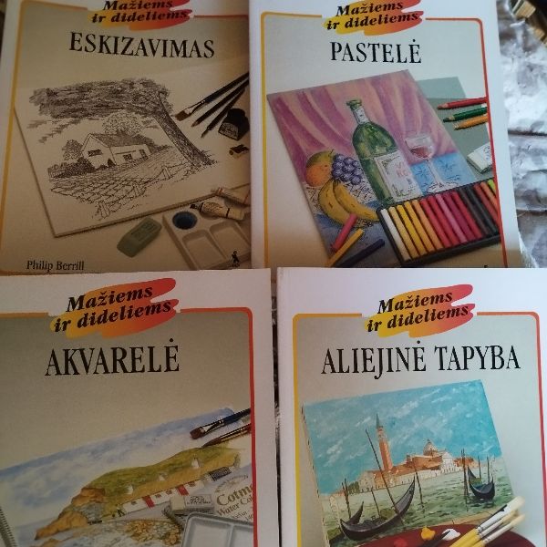 Philip Berrill komplektas knygų. Aliejinė tapyba.Akvarelė.Eskizavimas.Pastelė