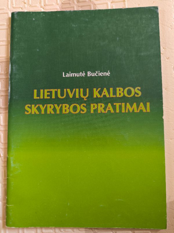 Lietuvių kalbos skyrybos pratimai. I dalis