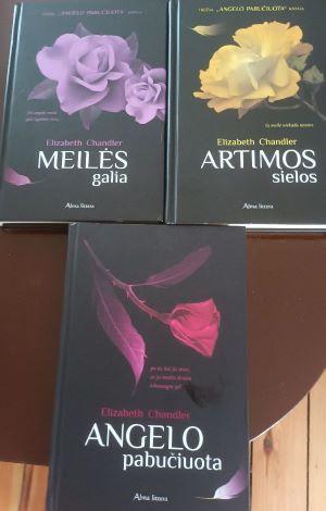 Trilogija „Angelo pabučiuota“ 3 knygos