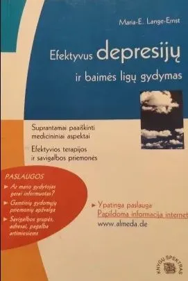 Efektyvus depresijų ir baimės ligų gydymas