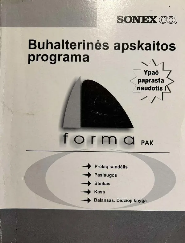 Buhalterinės apskaitos programa FormaPak