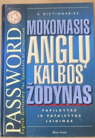 Mokomasis anglų kalbos žodynas PASSWORD (papildytas ir pataisytas leidimas)