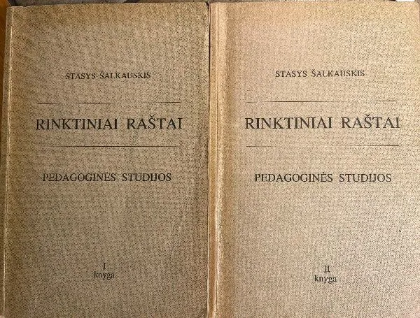 Rinktiniai raštai. Pedagoginės studijos I ir II knygos