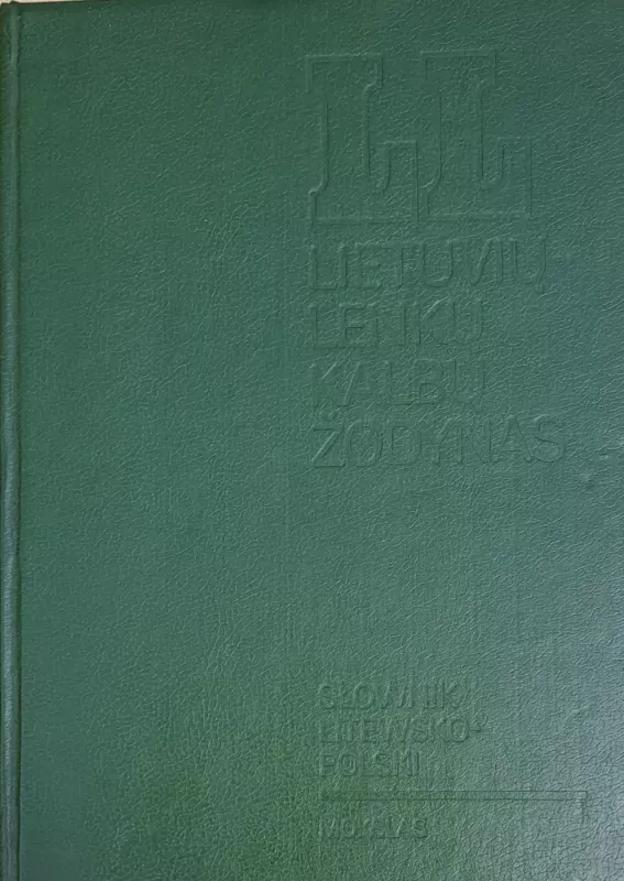 Lietuvių lenkų kalbų žodynas