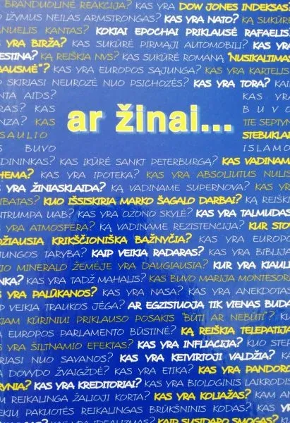 Ar žinai...
