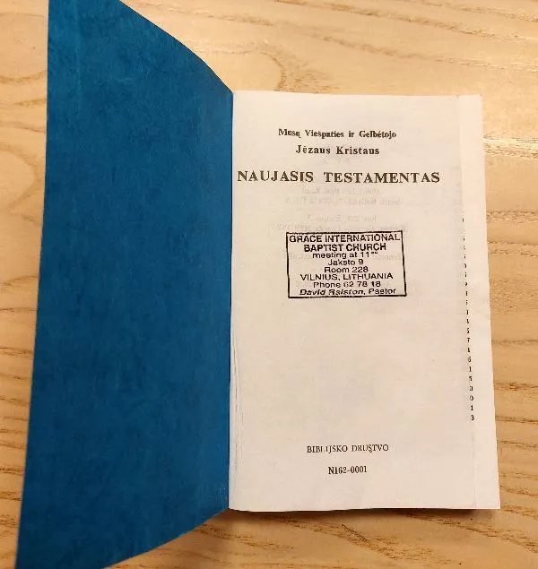 Naujasis testamentas ir Psalmai (kišeninio formato)