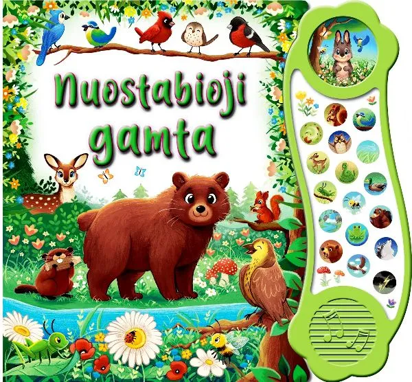 "Nuostabioji gamta". Su 18 garsų, 12+ mėn.