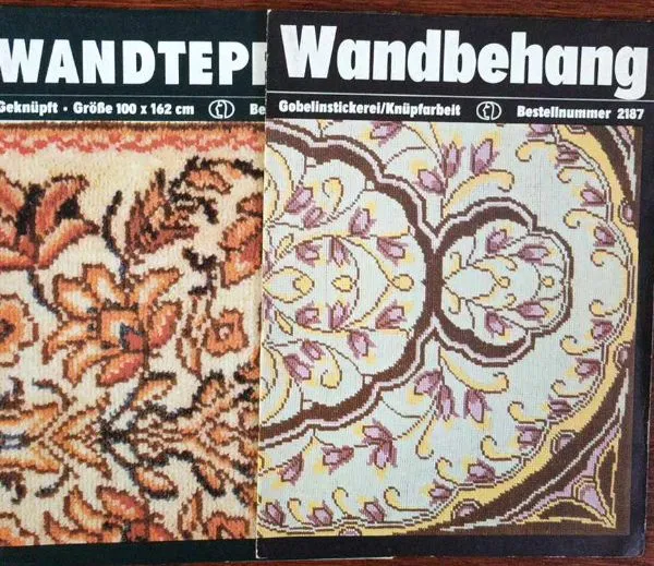 "Wandteppich" ir "Wandbehang" 2vnt. rankdarbių žurnaliukai