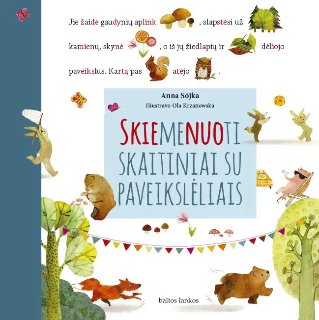 Skiemenuoti skaitiniai su paveikslėliais
