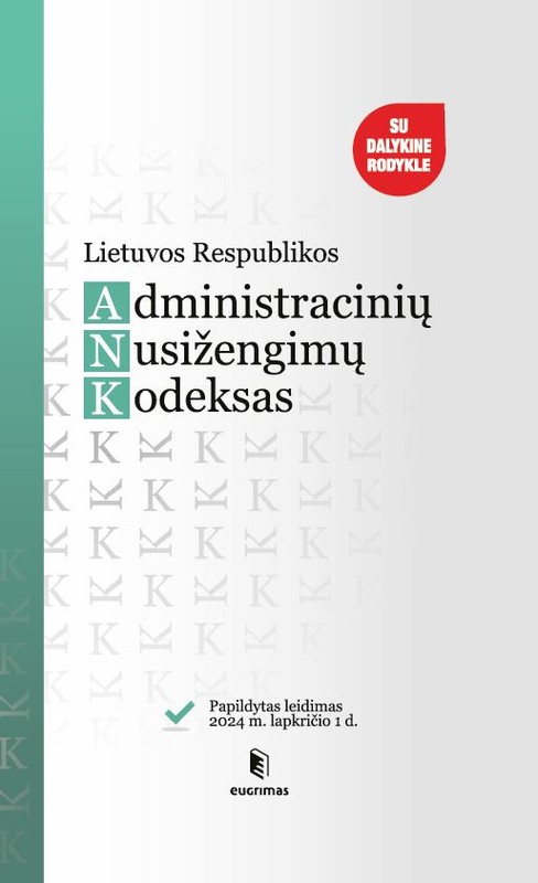 Lietuvos Respublikos administracinių nusižengimų kodeksas