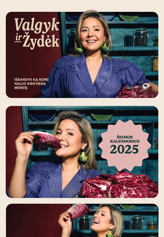 Šeimos kalendorius 2025 „Valgyk ir žydėk“