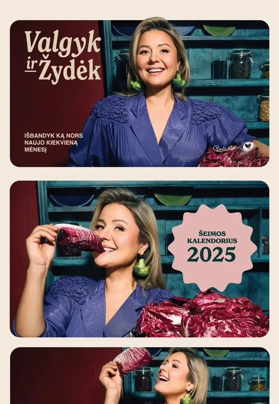 Šeimos kalendorius 2025 „Valgyk ir žydėk“