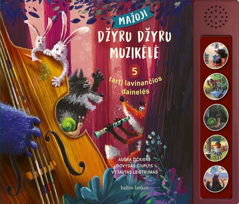 Mažoji džyru džyru muzikėlė. 5 tartį lavinančios dainelės