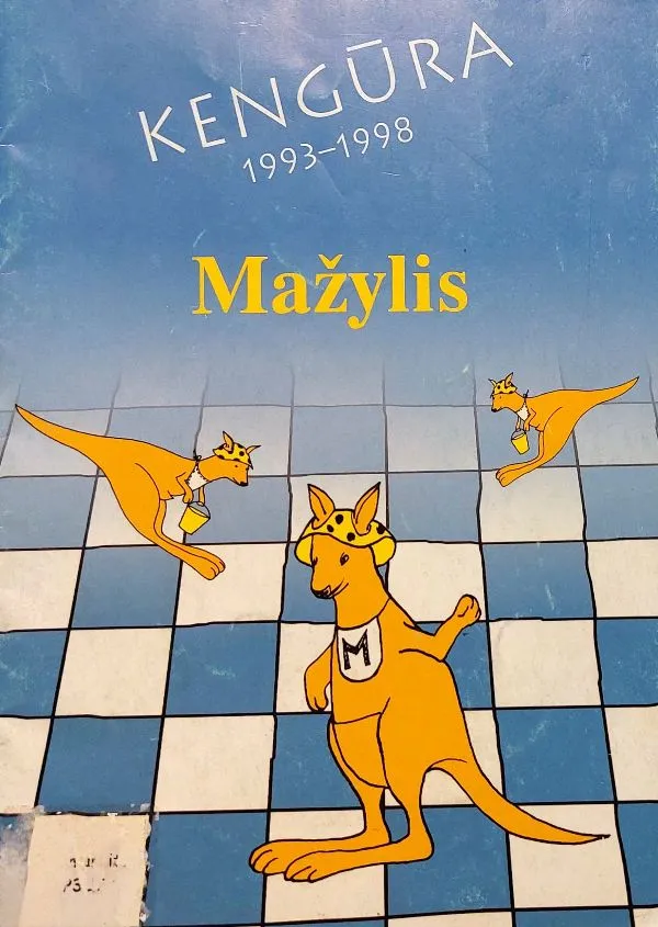 Kengūra 1993-1998. Mažylis. Skirta 3-4 klasėms