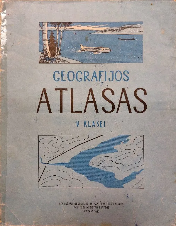 Geografijos atlasas V klasei