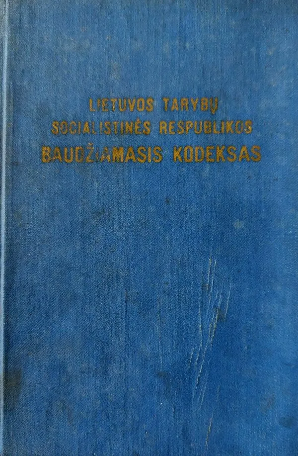 LTSR baudžiamasis kodeksas