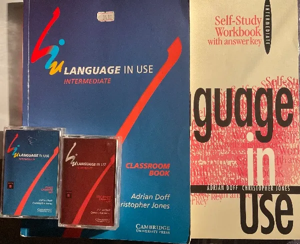 Language in Use Intermediate Classroom book, Workbook with answer key, cassettes