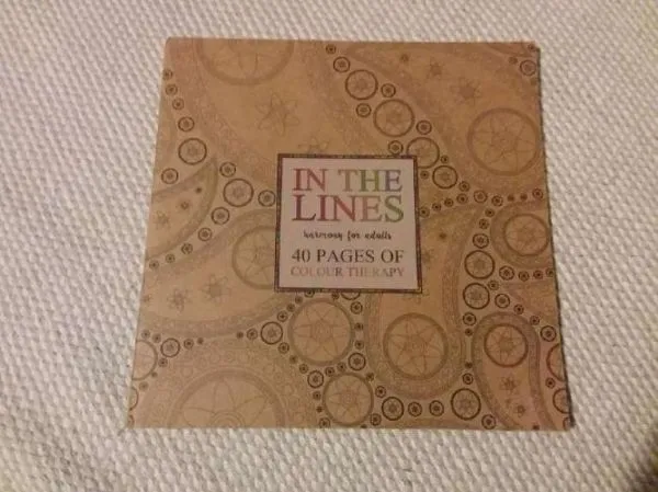 in The Lines Harmony for Adults Colour Therapy Adult Colouring Book 40 Page Whi