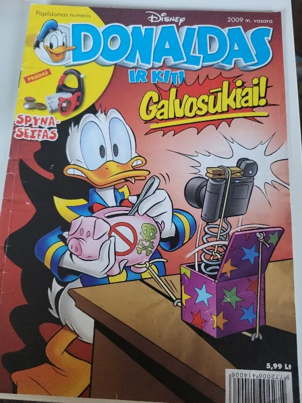 Donaldas ir kiti. Galvosūkiai