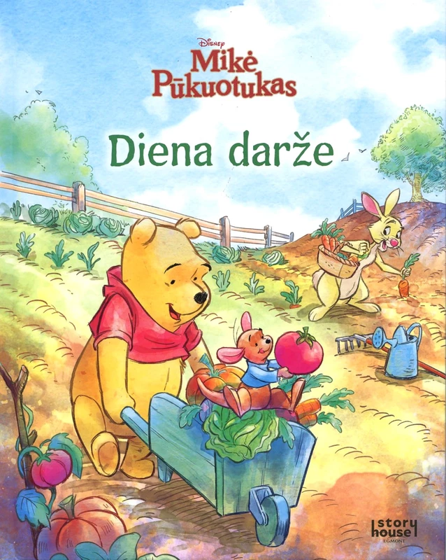 Mikė Pūkuotukas. Diena darže
