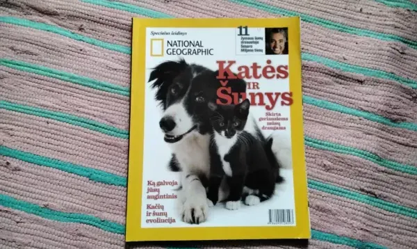 NATIONAL GEOGRAPHIC Katės ir šunys Specialus leidinys