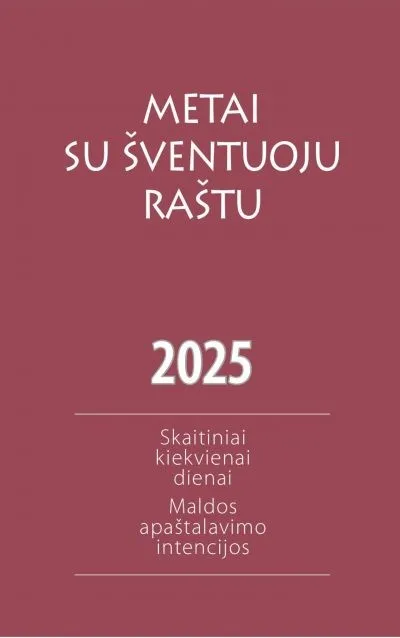 Metai su Šventuoju Raštu 2025