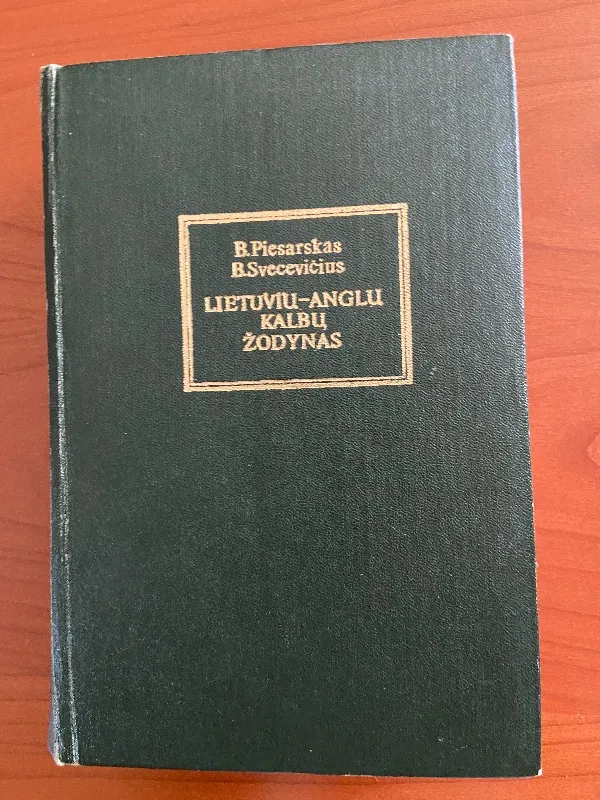 Lietuvių-anglų kalbų žodynas