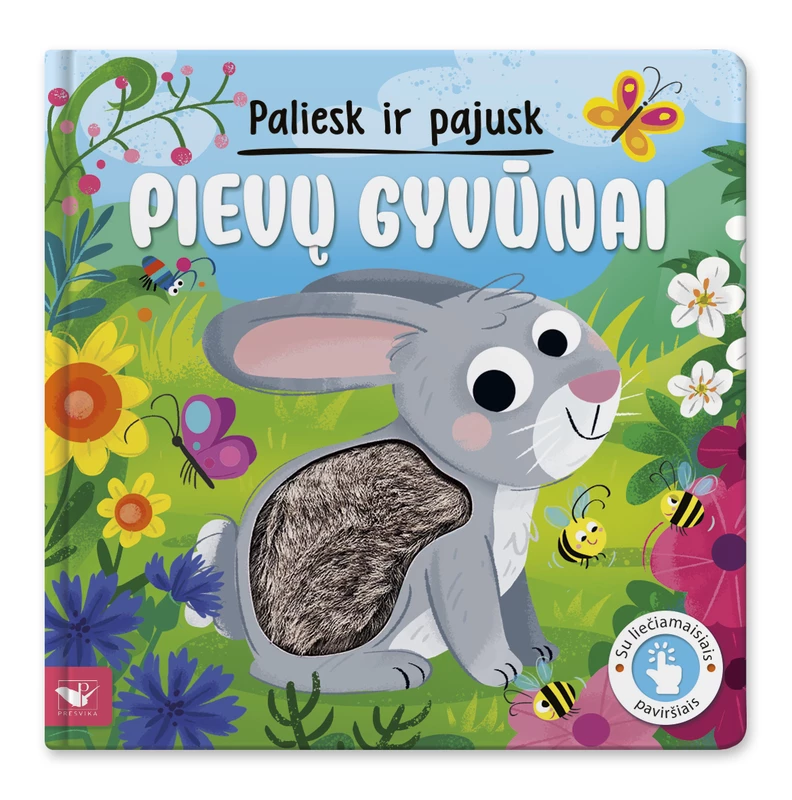 Paliesk ir pajusk. Pievų gyvūnai