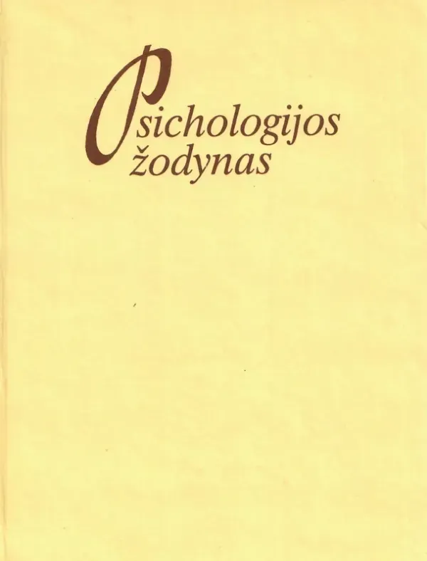 Psichologijos žodynas