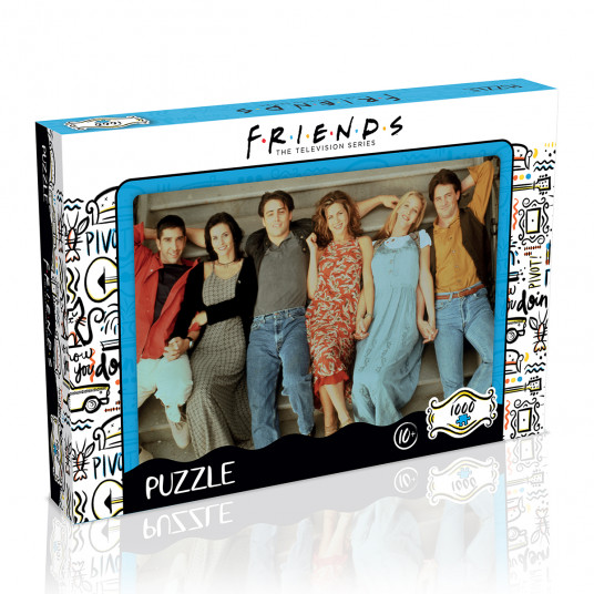 Winning Moves F.R.I.E.N.D.S 1000 det. dėlionė „Friends Laiptai“, 1000 det.