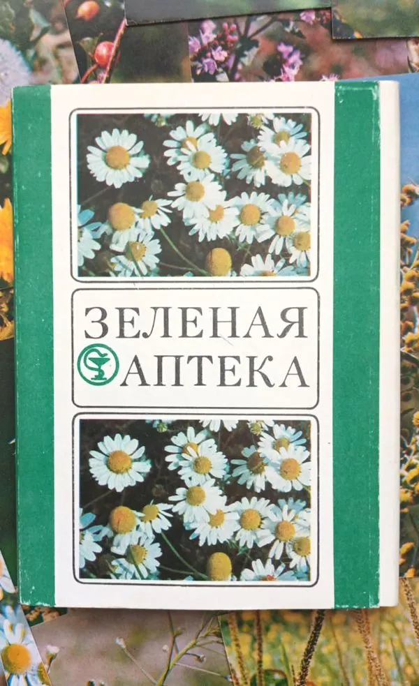 Žalioji vaistinė - vaistiniai augalai, atvirukų rinkinys