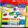 Piešimo lenta su flomasteriais ir kempinėle Colorino Kids, 65795PTR