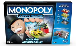 Stalo žaidimas Monopolis su elektronine bankininkyste Monopoly Ultimate Rewards, LT