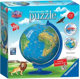 Dėlionė Ravensburger Globuss 180pcs, 20 cm x 20 cm