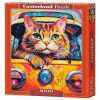 Puzzles 1000 elements Cat Bus Travel