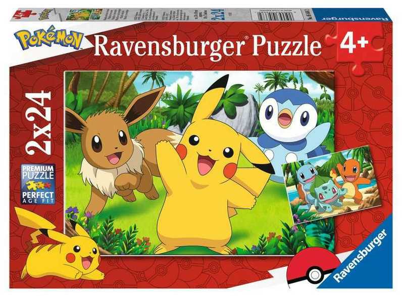 Ravensburger Ravensburger Childrens puzzle Pikachu and his friends (2x 24 pieces)