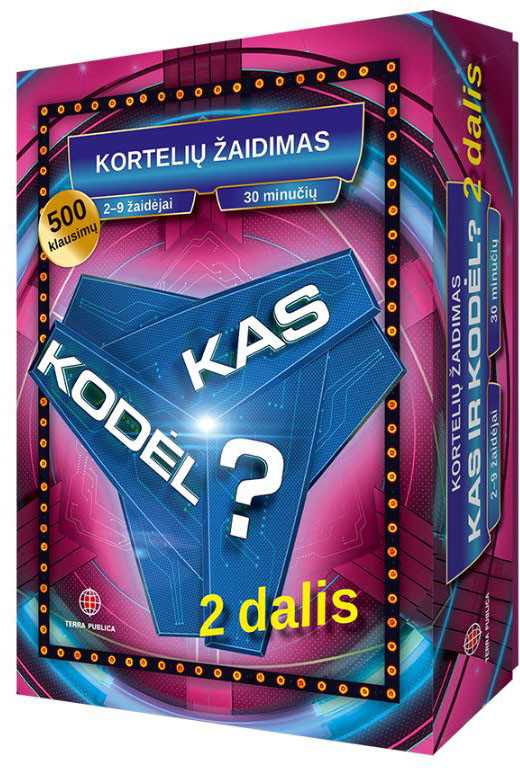 Terra Publica Žaidimas Kas ir Kodėl? 500 klausimų 2 dalis