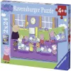 2X24 Puzzles: Peppa Pig School - RAVENSBURGER dėlionė