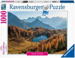 Puzzle 1000 Lake Bordaglia in Fruili Venezia - RAVENSBURGER dėlionė