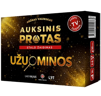 Stalo žaidimas „Auksinis protas. Užuominos“