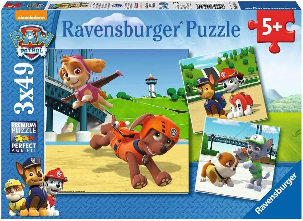 Dėlionės komplektas Ravensburger Paw Patrol 092390, 18 cm x 18 cm