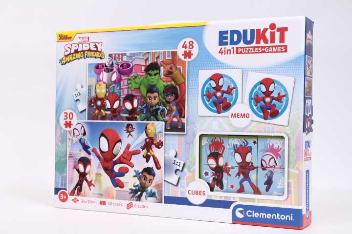 Clementoni CLE Edukit 4w1 Spidey_His Amazing Friends 18295