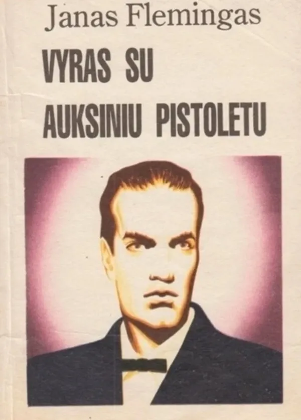 Vyras su auksiniu pistoletu