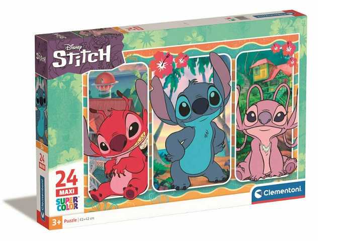 Dėlionė Clementoni CLE puzzle 24 maxi Disney Stitch 24029