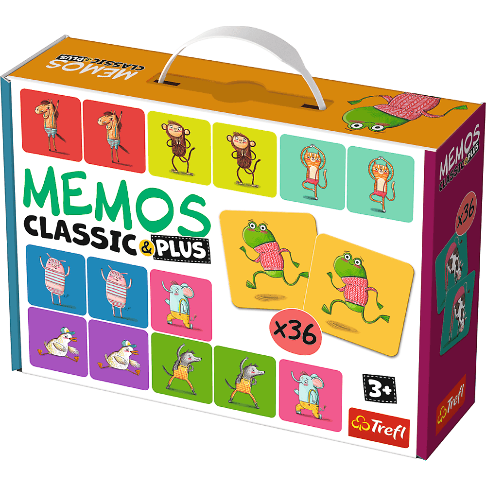 Stalo žaidimas Trefl Memo Classic Plus Sound And Motion 02271T