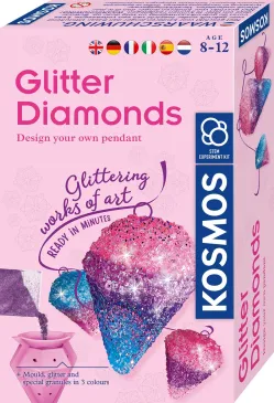 Kristalų auginimo rinkinys Kosmos Glitter Diamonds 1KS616946, įvairių spalvų