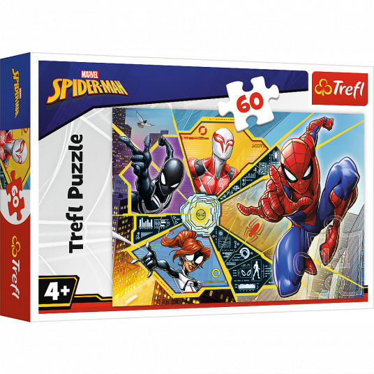 Dėlionė TREFL SPIDER-MAN „Žmogus-voras" 60 det.