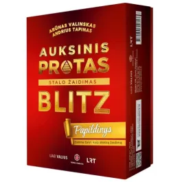 Stalo žaidimas Auksinis protas. BLITZ: papildinys
