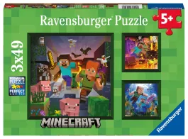 Dėlionė Ravensburger Minecraft 056217, 21 cm x 21 cm